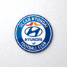 蔚山现代足球俱乐部队徽，蓝色圆形标志